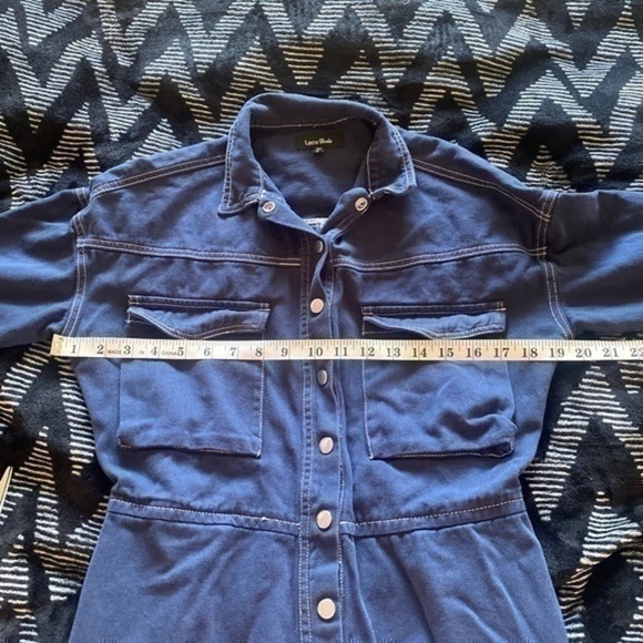 SOLD!! Lea & Viola Blue Jumpsuit - Picture 8 of 11